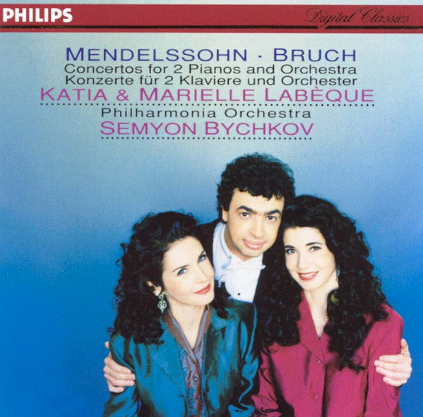 Mendelssohn / Bruch, Katia & Marielle Labeque And Philharmonia Orchestra, Semyon Bychkov - Concertos For 2 Pianos And Orchestra
