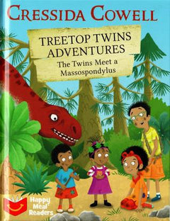 Cressida Cowell Treetop twins adventures The twins meet a Massospondylus