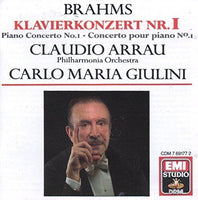 Brahms, Caludio Arrau, Philharmonic Orchestra, Carlo Maria Giulini - Klavierkonzert Nr. 1