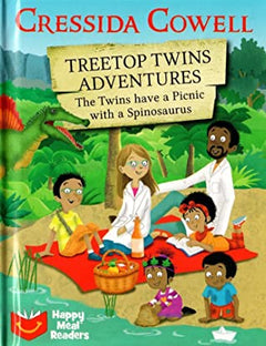 Treetop Twins Adventures The twins have a picnic with a Spinosaurus Cressida Cowell