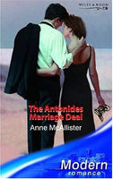 The Antonides Marriage Deal Anne Mcallister