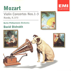 Mozart - Berlin Philharmonic Orchestra, David Oistrakh - Violin Concertos Nos. 1-3, Rondo, K.373