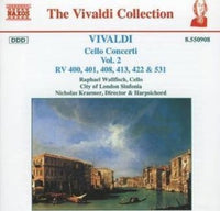 Vivaldi - Raphael Wallfisch, City Of London Sinfonia, Nicholas Kraemer - Cello Concerti Vol. 2 (RV 400, 401, 408, 413, 422 & 531)