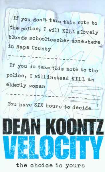 Velocity Dean Koontz