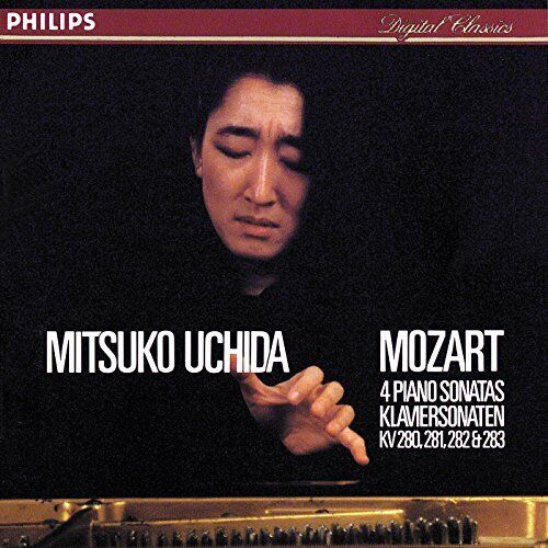 Mozart, Mitsuko Uchida - 4 Piano Sonatas = Klaviersonaten KV 280, 281, 282 & 283
