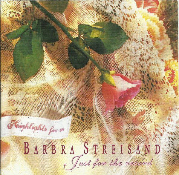 Barbra Streisand - Highlights From Just For The Record...