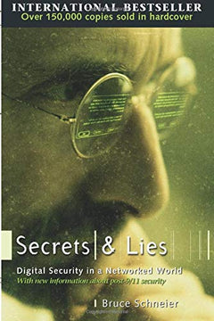 Secrets and Lies: Digital Security in a Networked World Bruce Schneier