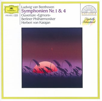 Ludwig van Beethoven / Herbert von Karajan / Berliner Philharmoniker - Symphonien Nr. 1 & 4 / Ouverture "Egmont"