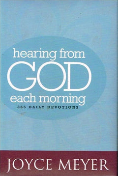 Hearing from God each morning Joyce Meyer
