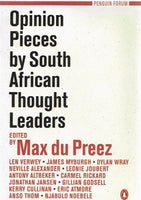 Opinion pieces by South African thought leaders edited by Max du Preez