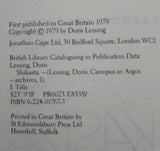 Shikasta Doris Lessing (1st Edition 1979)