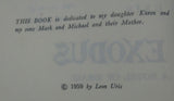 Exodus Leon Uris (1st Edition 1959)