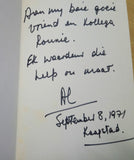 Terroris 'n Ooggetuieverslag AIJ Venter (Signed and Inscribed)