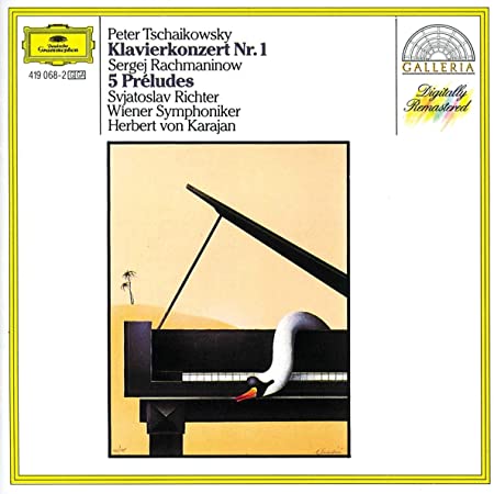 Peter Tschaikowsky / Sergej Rachmaninow - Svjatoslav Richter, Wiener Symphoniker, Herbert von Karajan - Klavierkonzert Nr. 1 / 5 Preludes