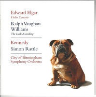 Elgar, Ralph Vaughan Williams - Kennedy, Simon Rattle, City Of Birmingham Symphony Orchestra - Violin Concerto / The Lark Ascending