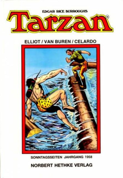 1958 Norbert Hethke verlag Elliot/ van Buren/ Celardo Tarzan