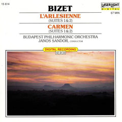 Bizet, Budapest Philharmonic Orchestra, Janos Sandor - L'Arlesienne - Carmen
