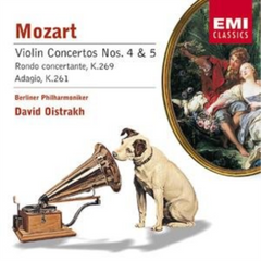 Mozart, Berlin Philharmonic Orchestra, David Oistrakh - Violin Concertos Nos 4 & 5