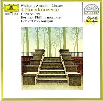 Wolfgang Amadeus Mozart - Gerd Seifert, Berlin Philharmonic Orchestra, Herbert von Karajan - 4 Horn Concertos