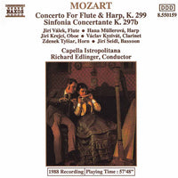 Mozart, Capella Istropolitana, Richard Edlinger - Concerto For Flute & Harp, Sinfonia Concertante