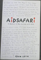 Aidsafari A Memoir of My Journey with AIDS Adam Levin