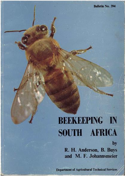 Beekeeping in South Africa R H Anderson