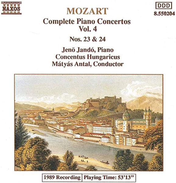 Mozart – Jeno Jando • Concentus Hungaricus • Matyas Antal - Complete Piano Concertos Vol. 4 • Nos. 23 & 24