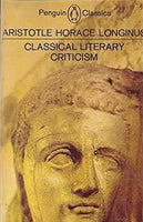 Classical Literary Criticism Aristotle, Horace, Longinus